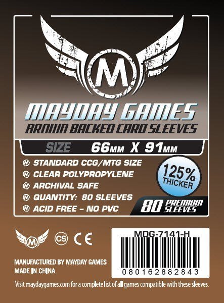 MTG/CCG Card Sleeves (63.5x88mm) PREMIUM COLOR BACKED! 80/Pack (Choose from 6 Colors!) - Nick Nack's Full Frontal Attack