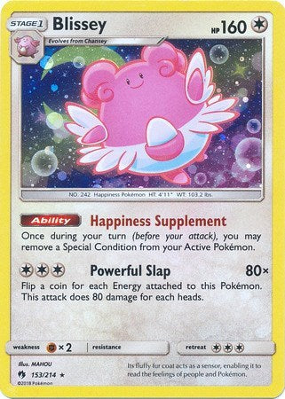 Blissey - 153/214 (Cosmos Holo) (Miscellaneous Cards & Products) Near Mint Holofoil