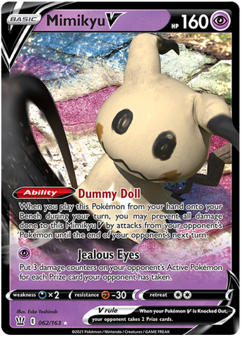 Mimikyu V (062/163) [Épée et bouclier : styles de combat] 