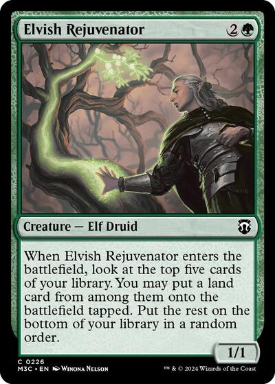 Elvish Rejuvenator (Commander: Modern Horizons 3) Near Mint - Nick Nack's Full Frontal Attack