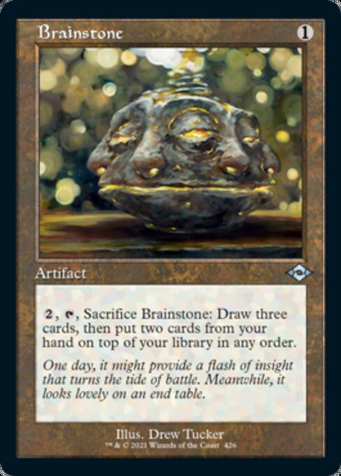 Brainstone (Retro Frame) (Modern Horizons 2) Near Mint - Nick Nack's Full Frontal Attack
