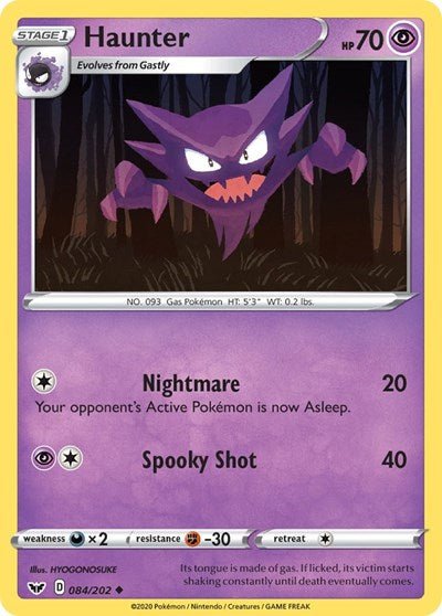 Haunter (SWSH01: Sword & Shield Base Set) Near Mint - Nick Nack's Full Frontal Attack