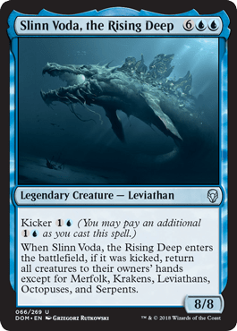 Slinn Voda, the Rising Deep (Dominaria) Near Mint - Nick Nack's Full Frontal Attack