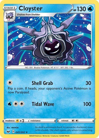 Cloyster (SWSH01: Sword & Shield Base Set) Near Mint - Nick Nack's Full Frontal Attack