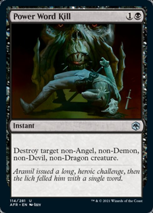 Power Word Kill (Adventures in the Forgotten Realms) Near Mint