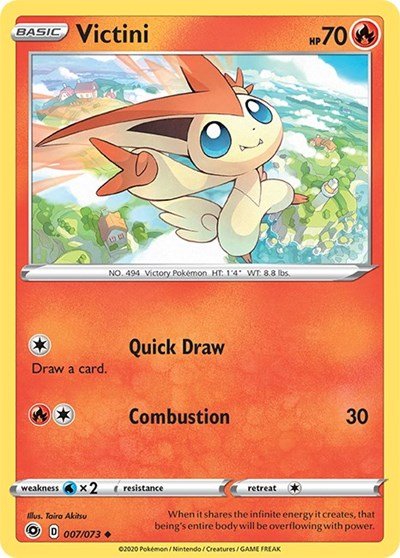 Victini (Champion's Path) Near Mint - Nick Nack's Full Frontal Attack