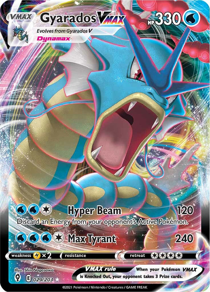 Gyarados VMAX (029/203) [Espada y escudo: Cielos en evolución] 