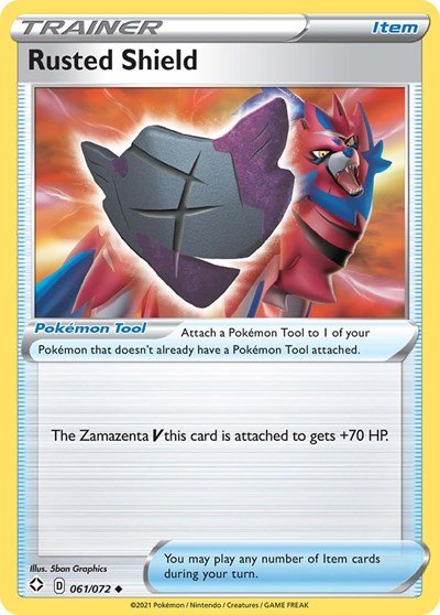 Rusted Shield (Shining Fates) Near Mint - Nick Nack's Full Frontal Attack