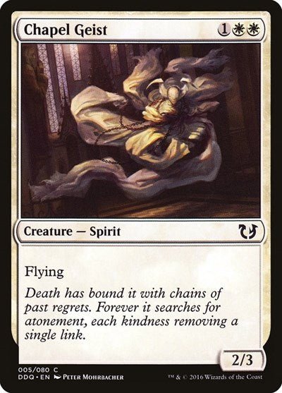 Chapel Geist (Duel Decks: Blessed vs Cursed) Near Mint - Nick Nack's Full Frontal Attack