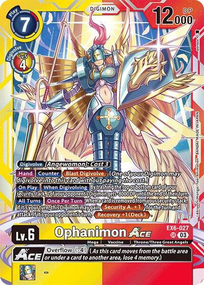 Ophanimon ACE (Infernal Ascension) Near Mint Foil