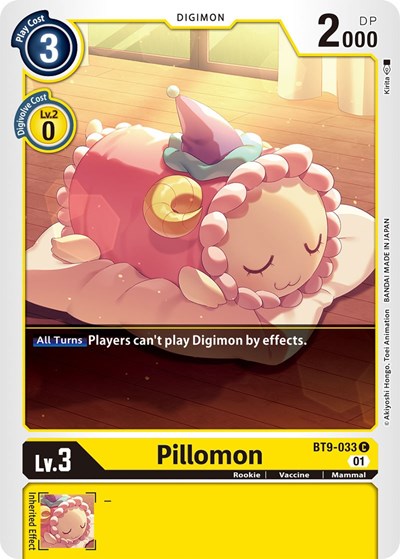 Pillomon (X Record) Near Mint