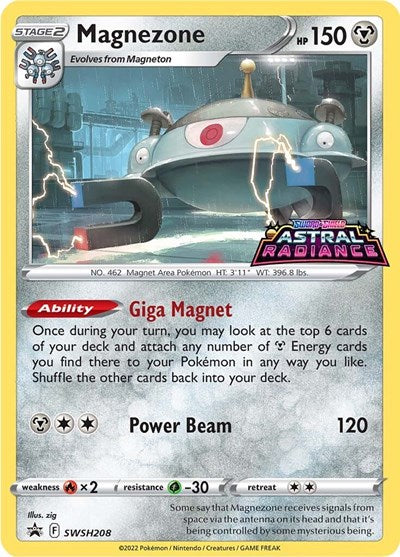 Magnezone - SWSH208 (SWSH: Sword & Shield Promo Cards) Near Mint Holofoil