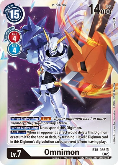 Omnimon (Resurgence Booster Reprint) (Resurgence Booster) Near Mint Foil