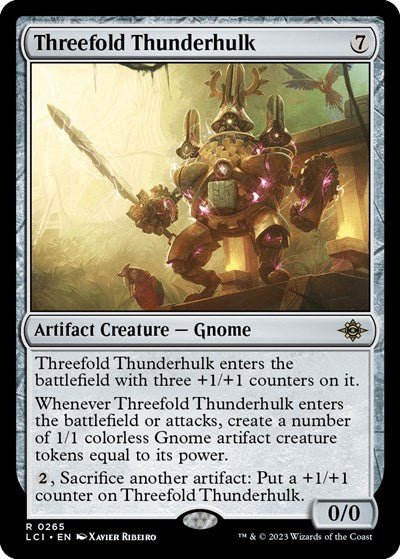 Threefold Thunderhulk (The Lost Caverns of Ixalan) Near Mint - Nick Nack's Full Frontal Attack
