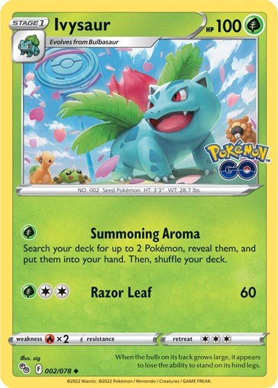 Ivysaur (Pokemon GO) Near Mint - Nick Nack's Full Frontal Attack