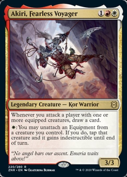 Akiri, Fearless Voyager (Zendikar Rising) Near Mint - Nick Nack's Full Frontal Attack