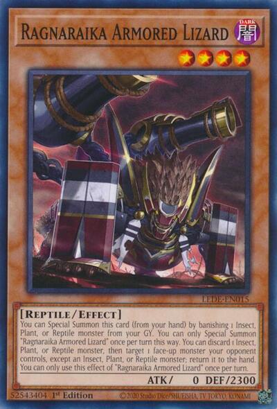 Ragnaraika Armored Lizard (Legacy of Destruction) Near Mint 1st Edition - Nick Nack's Full Frontal Attack