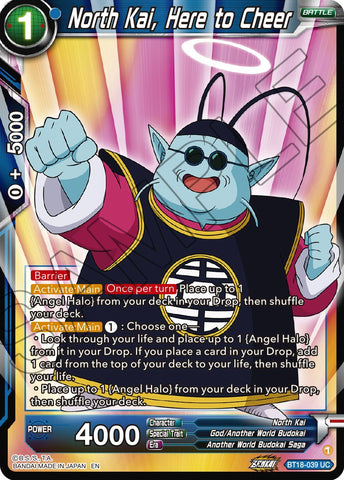 North Kai, ici pour encourager (BT18-039) [Dawn of the Z-Legends] 