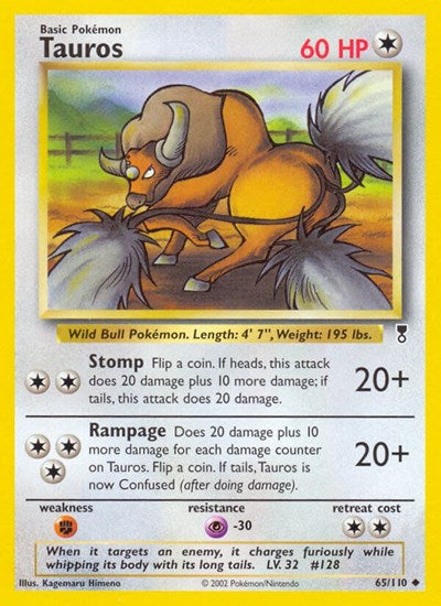 Tauros (Legendary Collection) Light Play