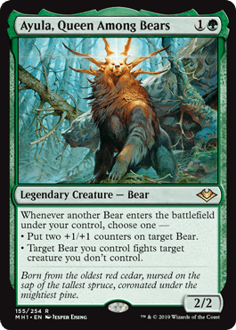 Ayula, Queen Among Bears (Modern Horizons) Near Mint - Nick Nack's Full Frontal Attack