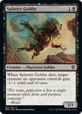 Splatter Goblin (Dominaria United) Near Mint - Nick Nack's Full Frontal Attack
