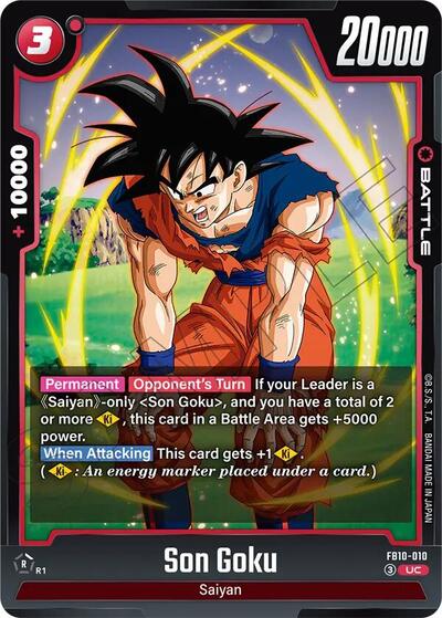 Son Goku FB10-010 (Cross Force) Near Mint