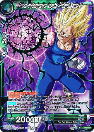 Prince of Destruction Vegeta, Prideful Warrior (BT11-066) [Vermilion Bloodline 2nd Edition]