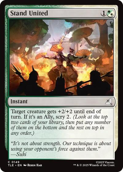 Stand United (Avatar: The Last Airbender: Eternal - Legal) Near Mint Foil - Nick Nack's Full Frontal Attack