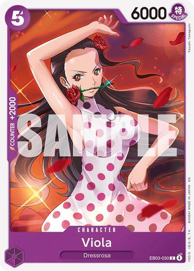 Viola (Extra Booster: One Piece Heroines Edition) Near Mint - Nick Nack's Full Frontal Attack