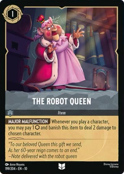 The Robot Queen (Whispers in the Well) Near Mint - Nick Nack's Full Frontal Attack