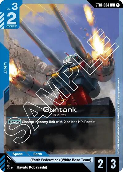 Guntank (Starter Deck 01: Heroic Beginnings) Near Mint - Nick Nack's Full Frontal Attack