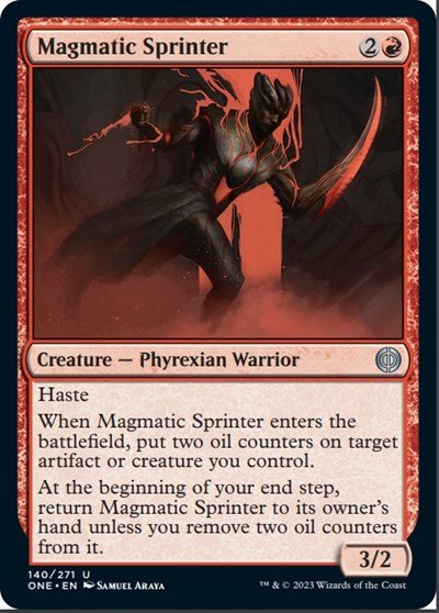 Magmatic Sprinter (Phyrexia: All Will Be One) Near Mint - Nick Nack's Full Frontal Attack