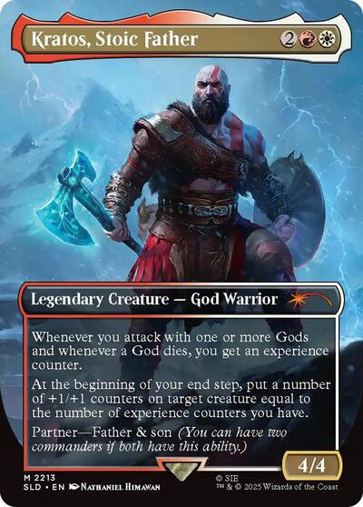 Kratos, Stoic Father (Secret Lair) Near Mint