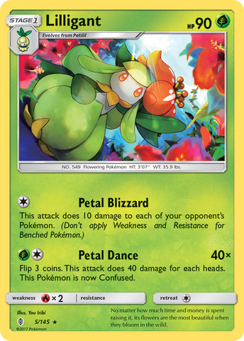 Lilligant (5/145) [Soleil et Lune : Gardiens Rising] 