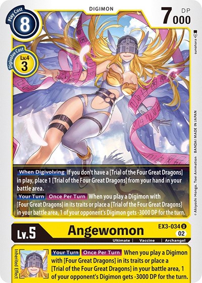 Angewomon (Draconic Roar) Near Mint