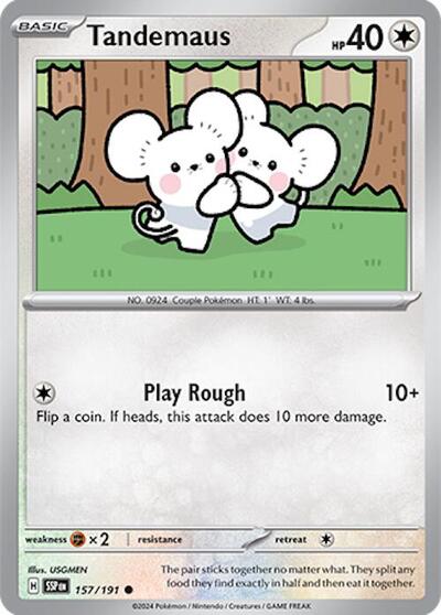 Tandemaus (SV08: Surging Sparks) Near Mint