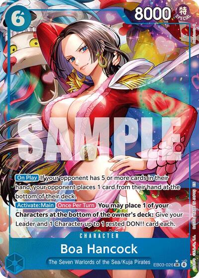Boa Hancock (Alternate Art) (Extra Booster: One Piece Heroines Edition) Near Mint Foil