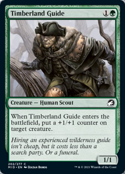 Timberland Guide (Innistrad: Midnight Hunt) Near Mint - Nick Nack's Full Frontal Attack