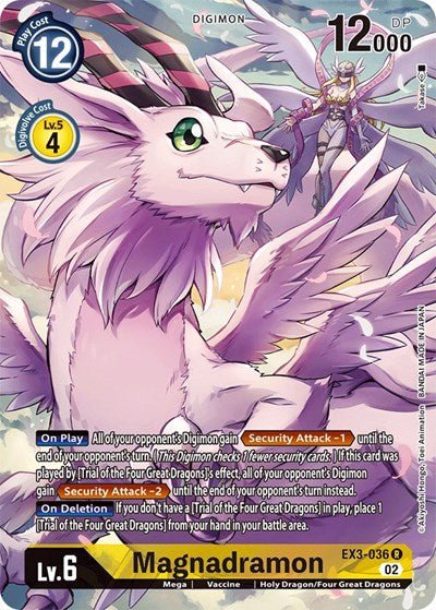 Magnadramon (Alternate Art) (Draconic Roar) Near Mint Foil - Nick Nack's Full Frontal Attack