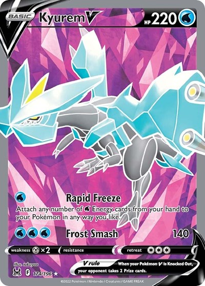 Kyurem V (Full Art) (SWSH11: Lost Origin) Near Mint Holofoil