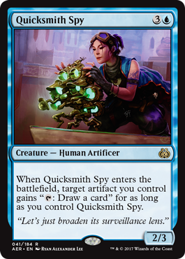 Quicksmith Spy (Aether Revolt) Near Mint Foil