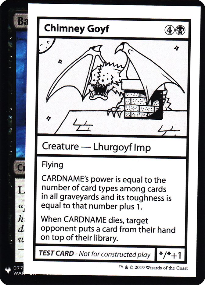 Chimney Goyf [Cartas de prueba de refuerzo misteriosas] 