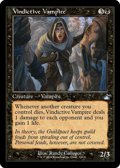Vindictive Vampire (Retro Frame) (Ravnica Remastered) Near Mint