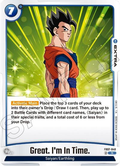 Great. I'm In Time. (Wish For Shenron) Near Mint Holofoil - Nick Nack's Full Frontal Attack