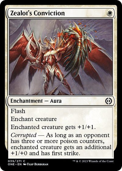 Zealot's Conviction (Phyrexia: All Will Be One) Near Mint - Nick Nack's Full Frontal Attack