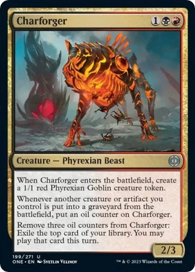 Charforger (Phyrexia: All Will Be One) Near Mint - Nick Nack's Full Frontal Attack