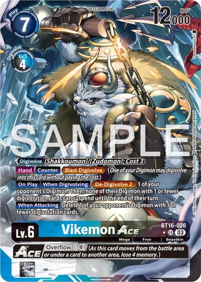 Vikemon ACE (Alternate Art) (Beginning Observer) Near Mint Foil