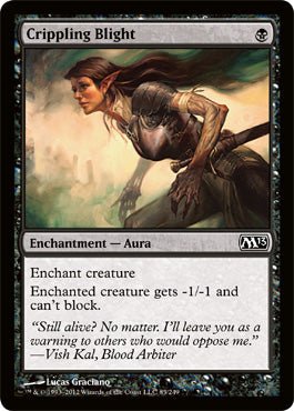 Crippling Blight (Magic 2013 Core Set) Near Mint - Nick Nack's Full Frontal Attack