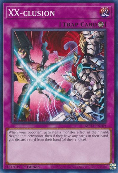 XX-clusion (25th Anniversary Tin: Dueling Heroes Mega Pack) Light Play 1st Edition