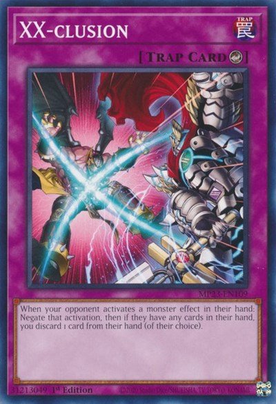 XX-clusion (25th Anniversary Tin: Dueling Heroes Mega Pack) Light Play 1st Edition - Nick Nack's Full Frontal Attack